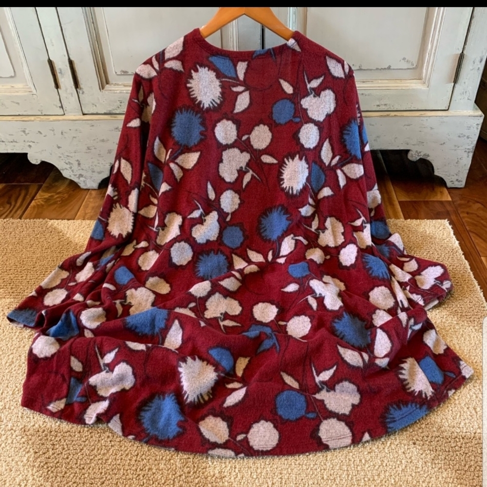 Sz 3x omens Plus Soft Drape Cardigan with Pockets